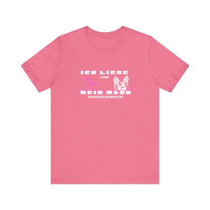 I Love My Husband "Shopping" Unisex Jersey Short Sleeve Tee