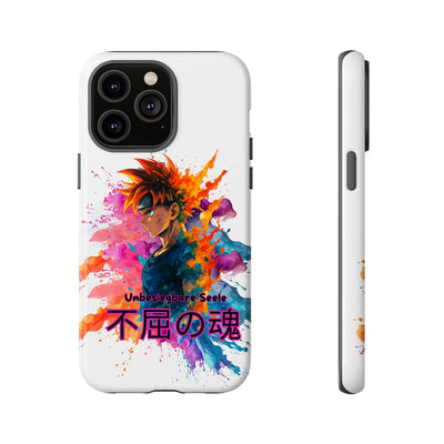"unbesiegbare Seele" Tough Cases - Colorful Anime Phone Case Handyhülle