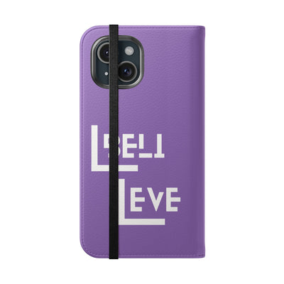 Handyhülle - inspirational Flip Case - 'Believe in You' Phone Cover
