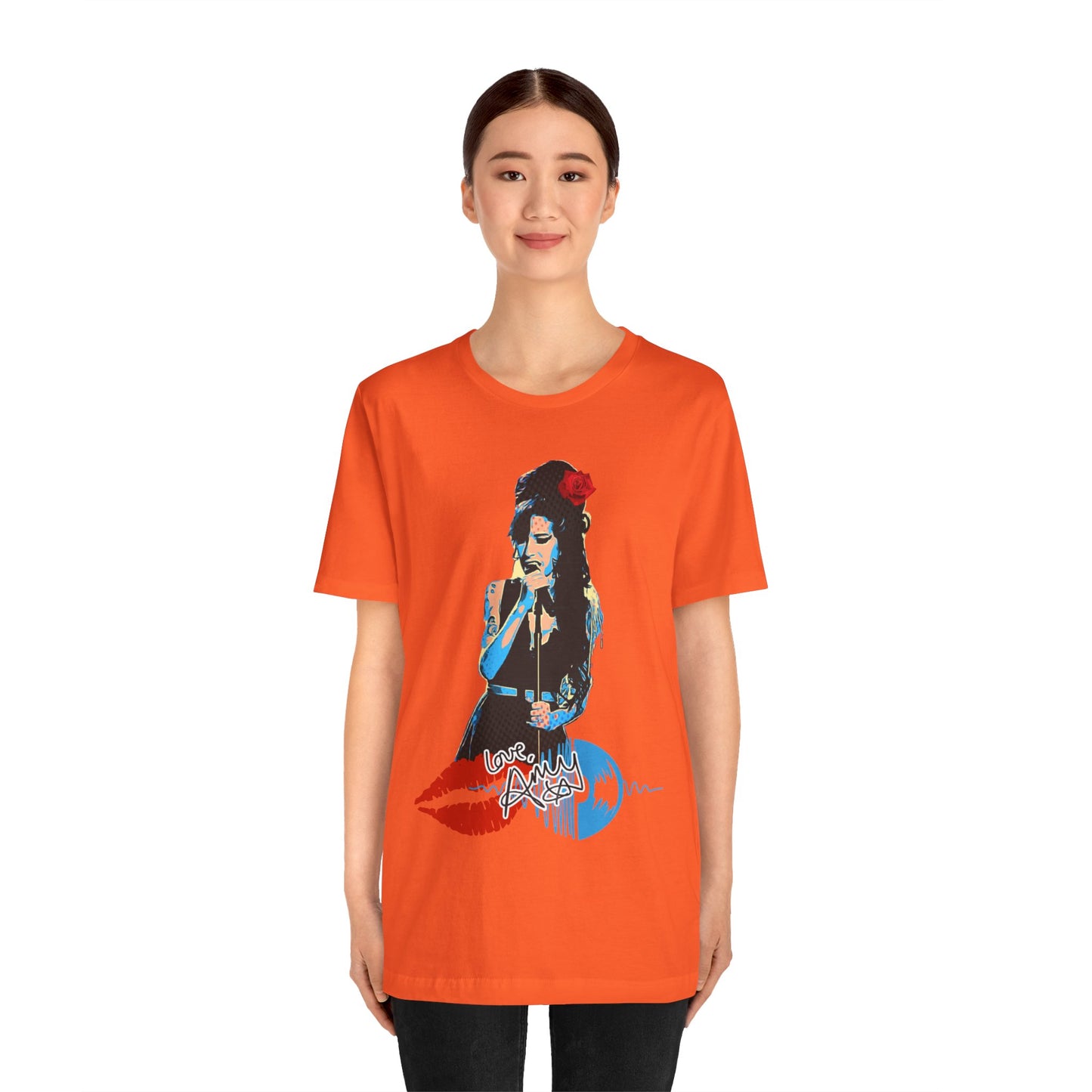Amy Vintage-Inspired Music Lover's e T-Shirt