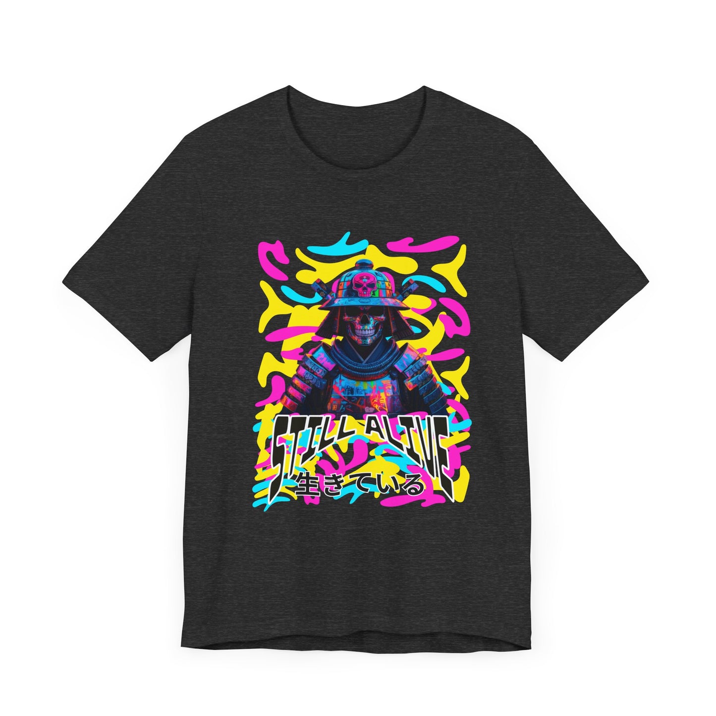 Samurai Still alive Shirt - mit Japanischer Schrift
