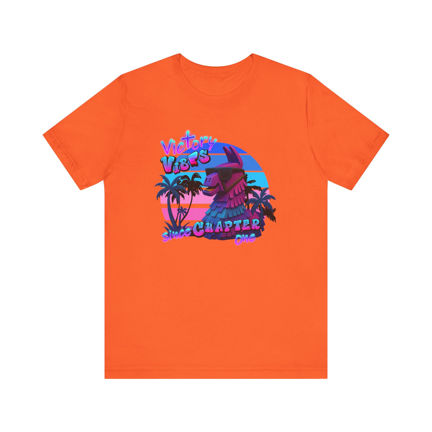 Retro Fortnite Vibe Unisex Short Sleeve Tee - 'Victory' Chapter One Graphic