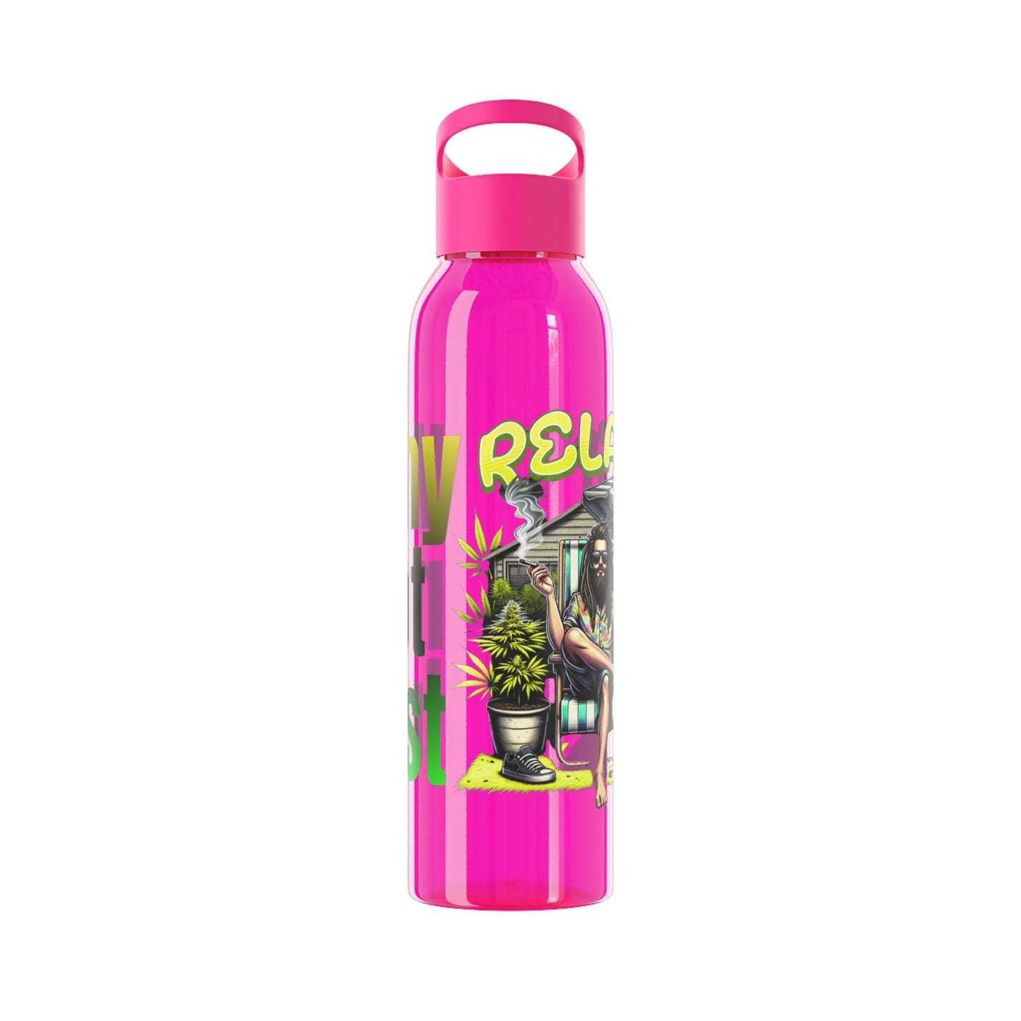 Chic Water Bottle -Wasserflasche  Why not just relax