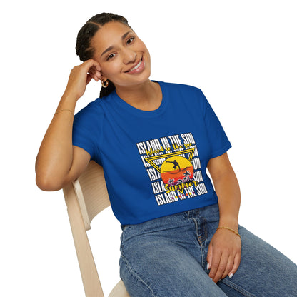 Island in the Sun Unisex Softstyle T-Shirt -Beach Vibes