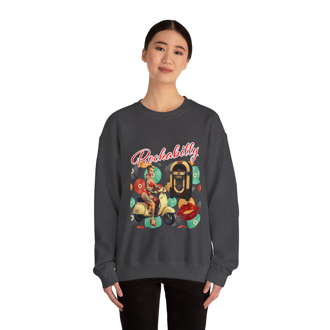 RockabillyHeavy Blend Sweatshirt | Vintage Vibe