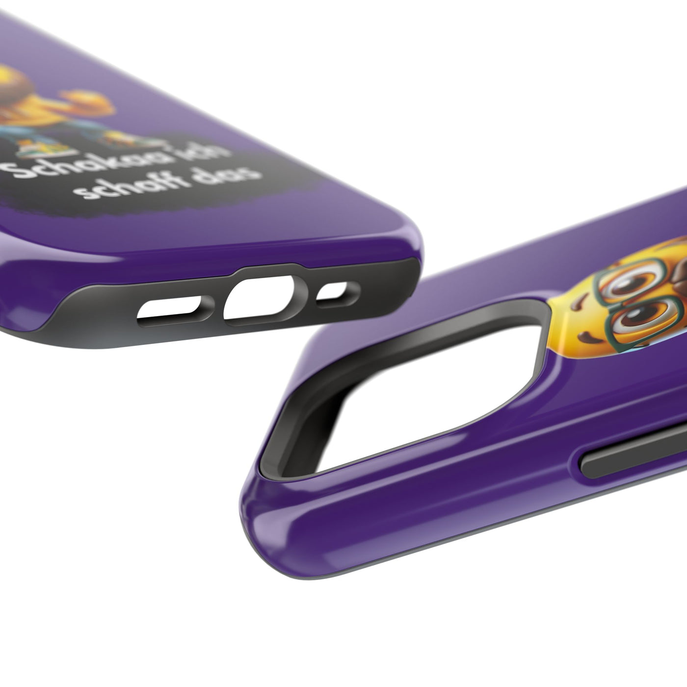 Motivational Impact-Resistant Phone Case - "Schakaa ich schaff das"