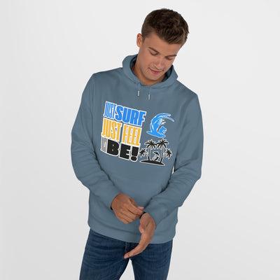 Just Surf Hooded Sweatshirt - Perfect for Beach Lovers and Surf Enthusiasts