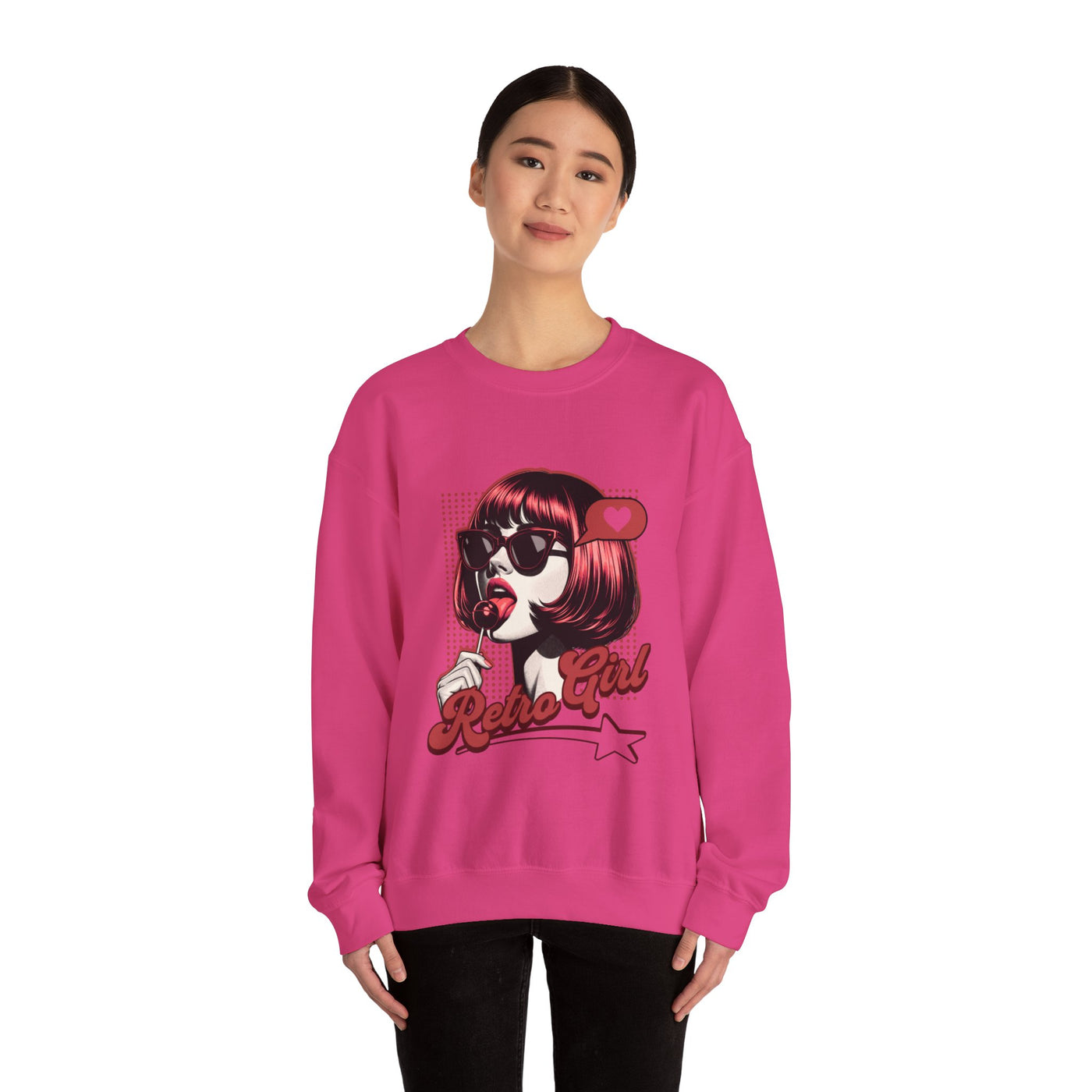 Retrogirl  Pop Art Women's Sweatshirt