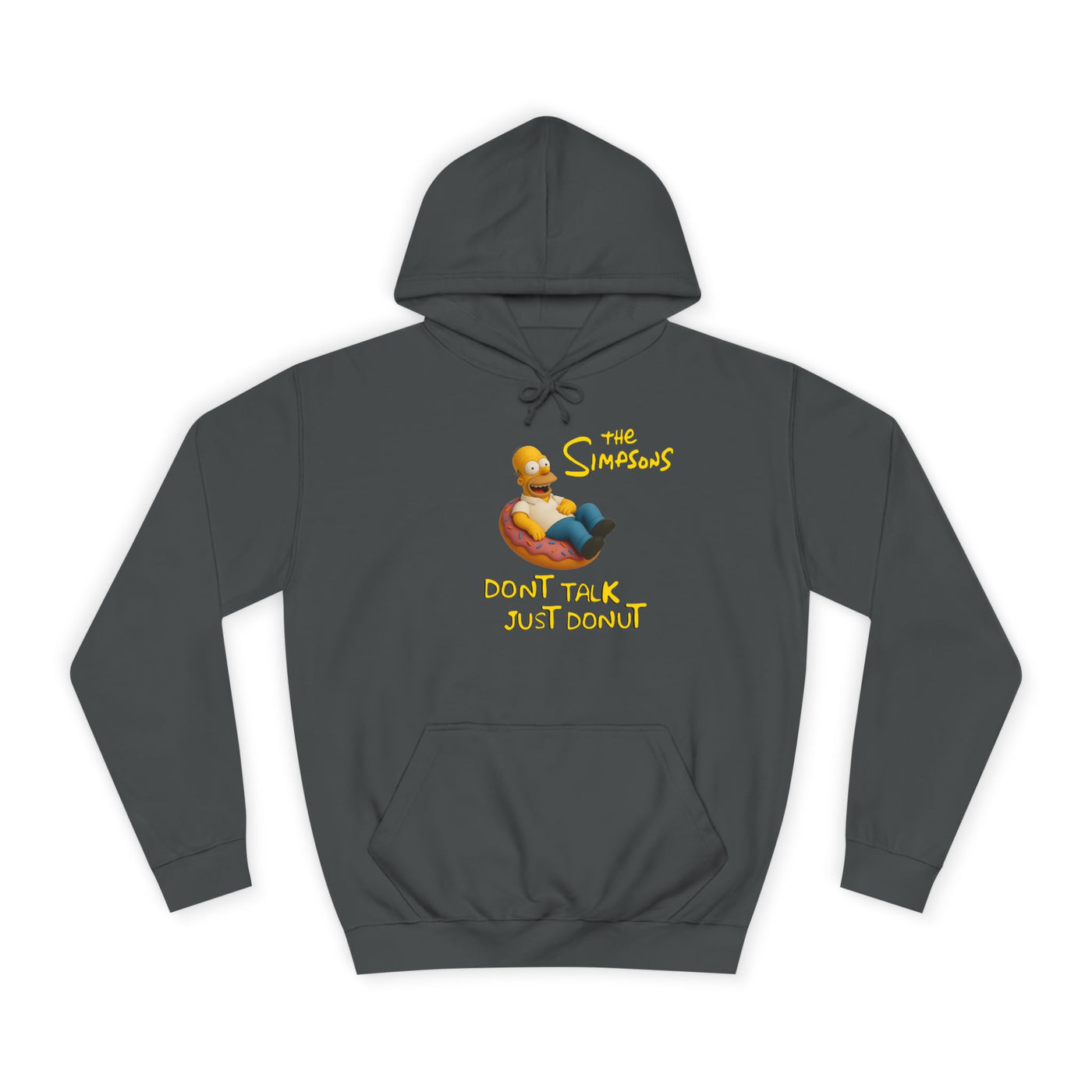 Funny Donut Lover Hoodie, Unisex College Hoodie, The Simpsons