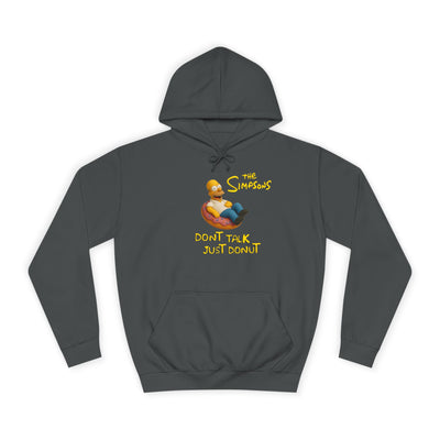 Funny Donut Lover Hoodie, Unisex College Hoodie, The Simpsons
