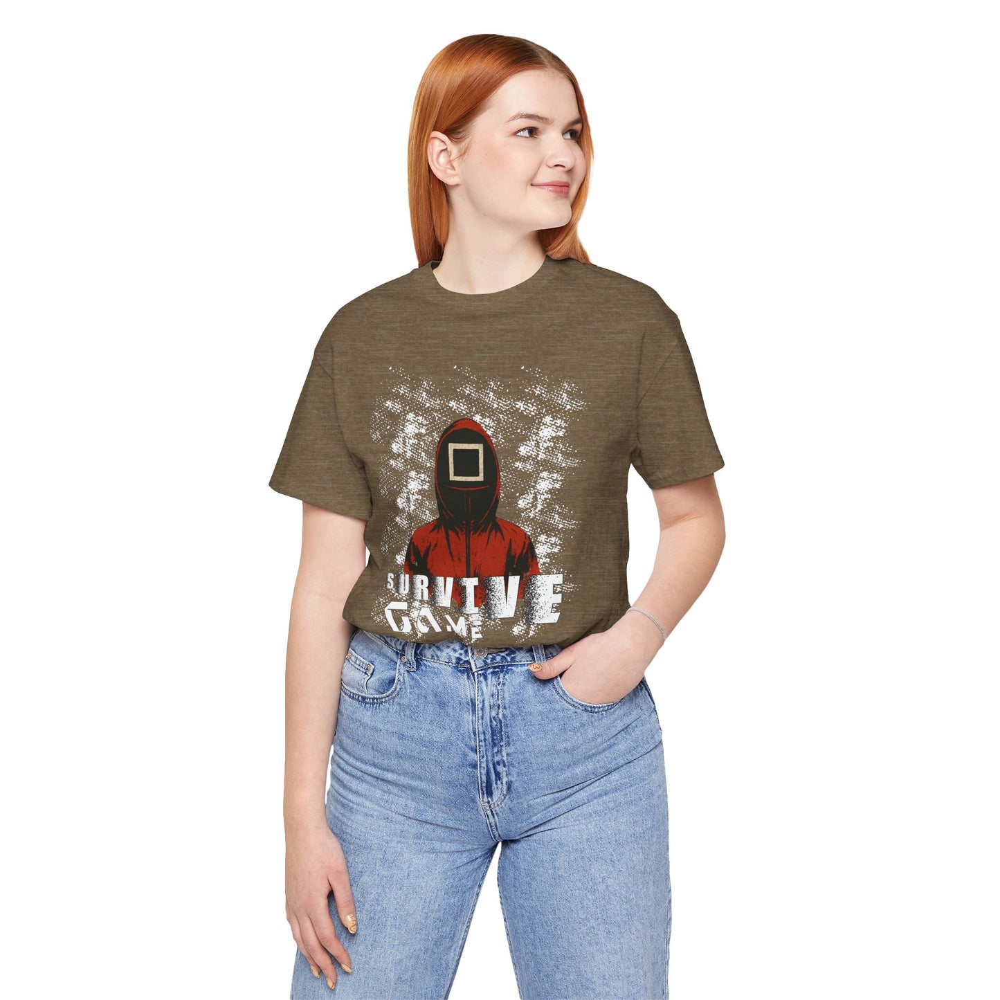 Squid Game Unisex Jersey Tee - Casual Graphic Shirt for Fans