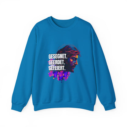 Sweatshirt Jesus- BLESSED - GROUNDED - CELEBRATED