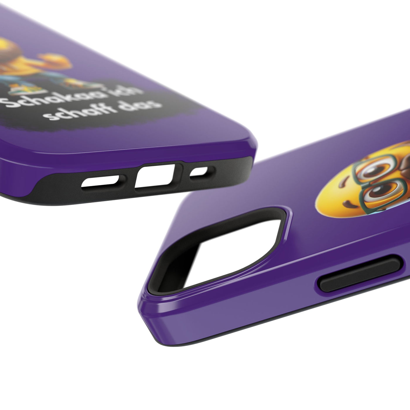 Motivational Impact-Resistant Phone Case - "Schakaa ich schaff das"