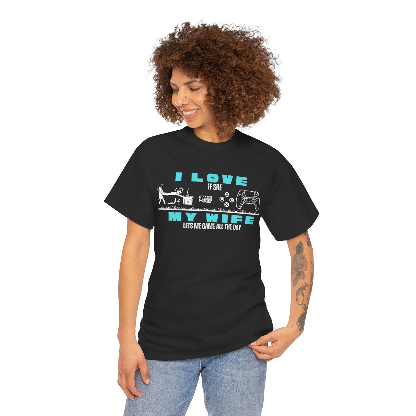I love my wife - when she lets me gamble - Fun Shirt