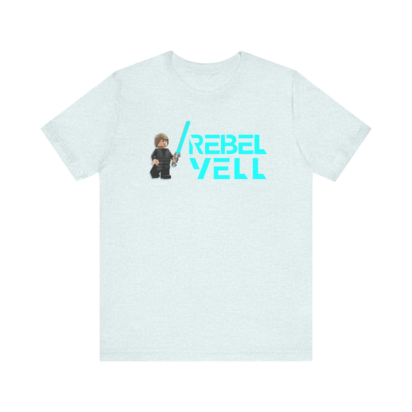 Cool Rebel Yell Luke Skywalker Unisex Jersey Tee - Short Sleeve Graphic T-Shirt for Fans