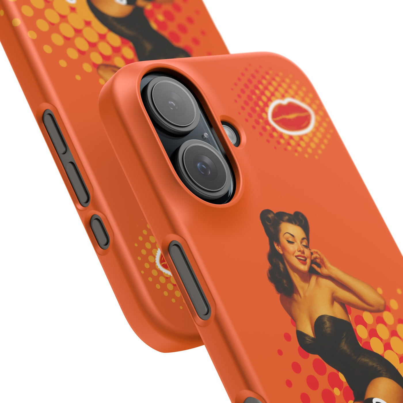 Retro Pin-Up - Handyhülle - Snap Case - Bold 'Wow' Design
