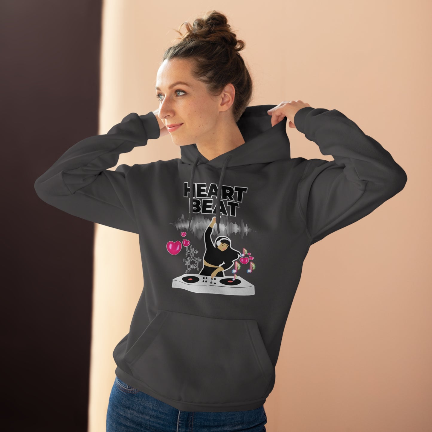 Heart Beat Pullover Hoodie