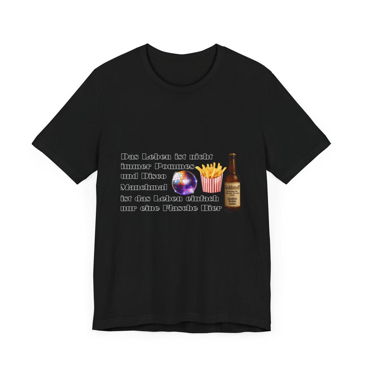 Fries, Disco &amp; Beer Shirt- Unisex