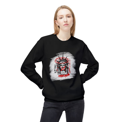 Freedom Statement Sweatshirt - Freiheitstatue muted but not unbroken