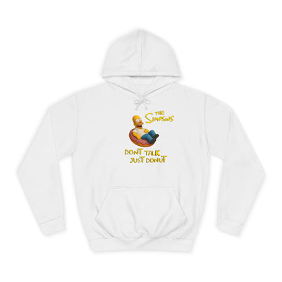 Funny Donut Lover Hoodie, Unisex College Hoodie, The Simpsons