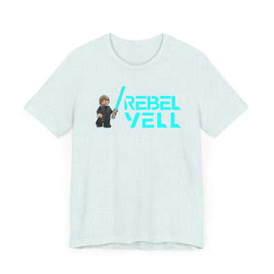 Cool Rebel Yell Luke Skywalker Unisex Jersey Tee - Short Sleeve Graphic T-Shirt for Fans