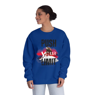 Motivational Crewneck Sweatshirt - "Push Your Limit" 