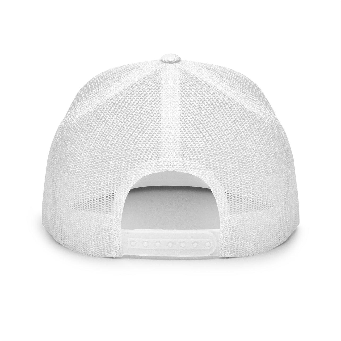 Embroidered 5 Panel Trucker Cap - Fake it til you make it