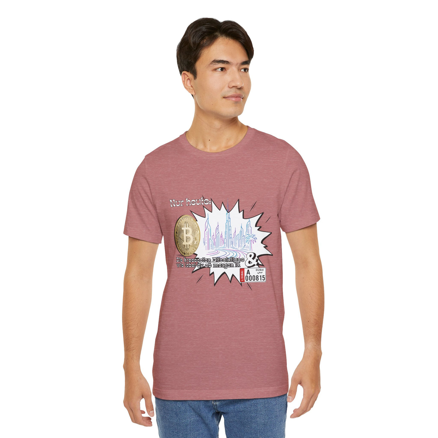 Bitcoins Dubai - Rosarote Welt - lass dich nicht verarschen T - Shirt