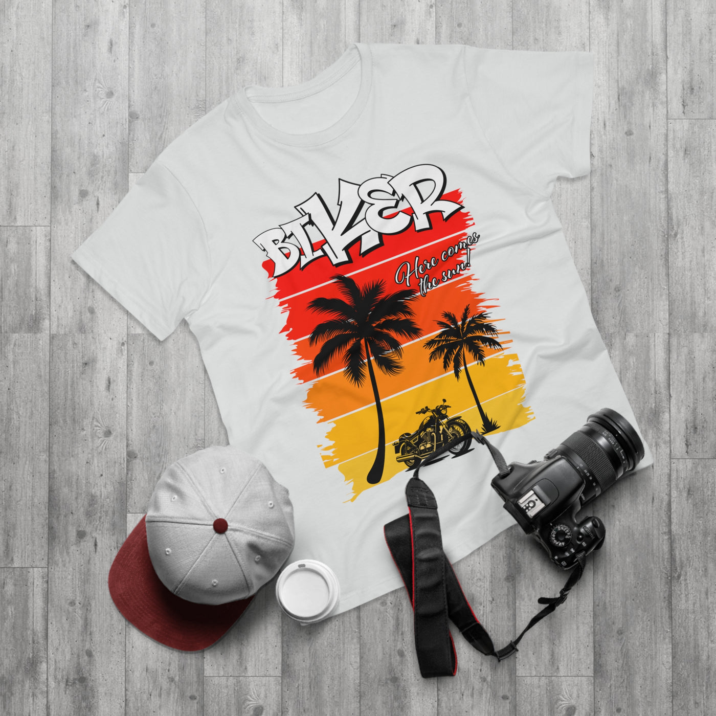 Retro Biker Vibes T-shirt -