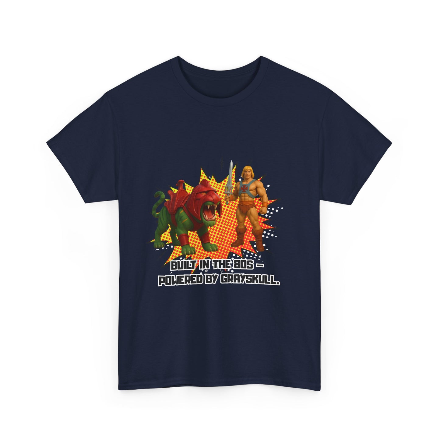 He-Man Unisex Vintage Master of the Universe Retro T-Shirt