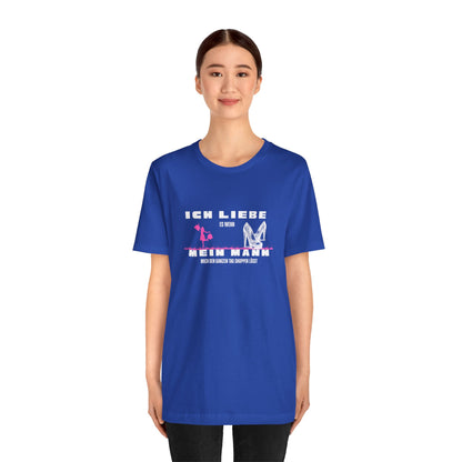 I Love My Husband "Shopping" Unisex Jersey Short Sleeve Tee