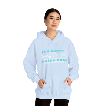 Gaming Love Unisex Hooded Sweatshirt - "Ich Liebe Es Wenn Meine Frau"