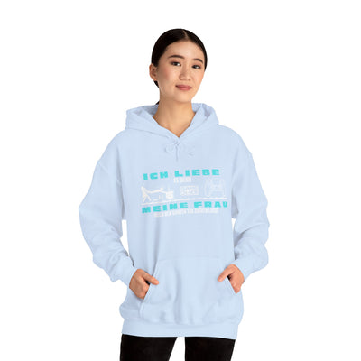 Gaming Love Unisex Hooded Sweatshirt - "Ich Liebe Es Wenn Meine Frau"