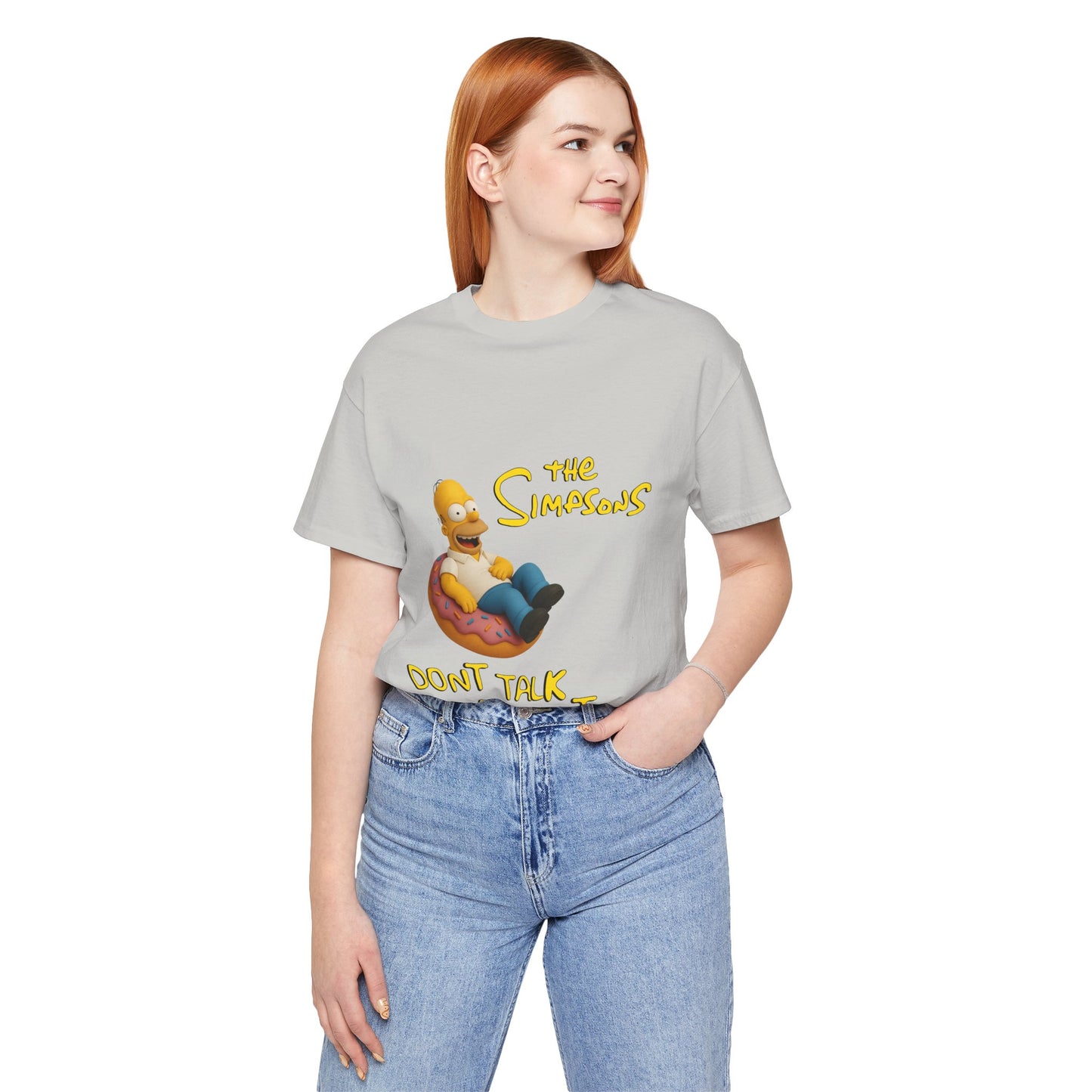 The Simpsons Donut Lover Tee - Funny Graphic T-Shirt -unisex