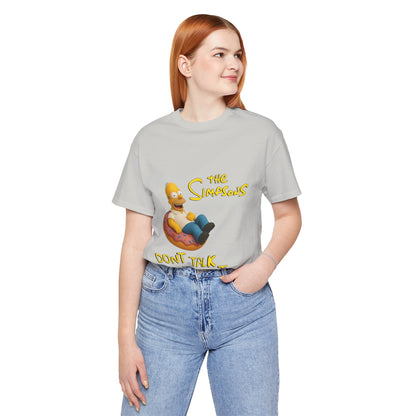 The Simpsons Donut Lover Tee - Funny Graphic T-Shirt -unisex