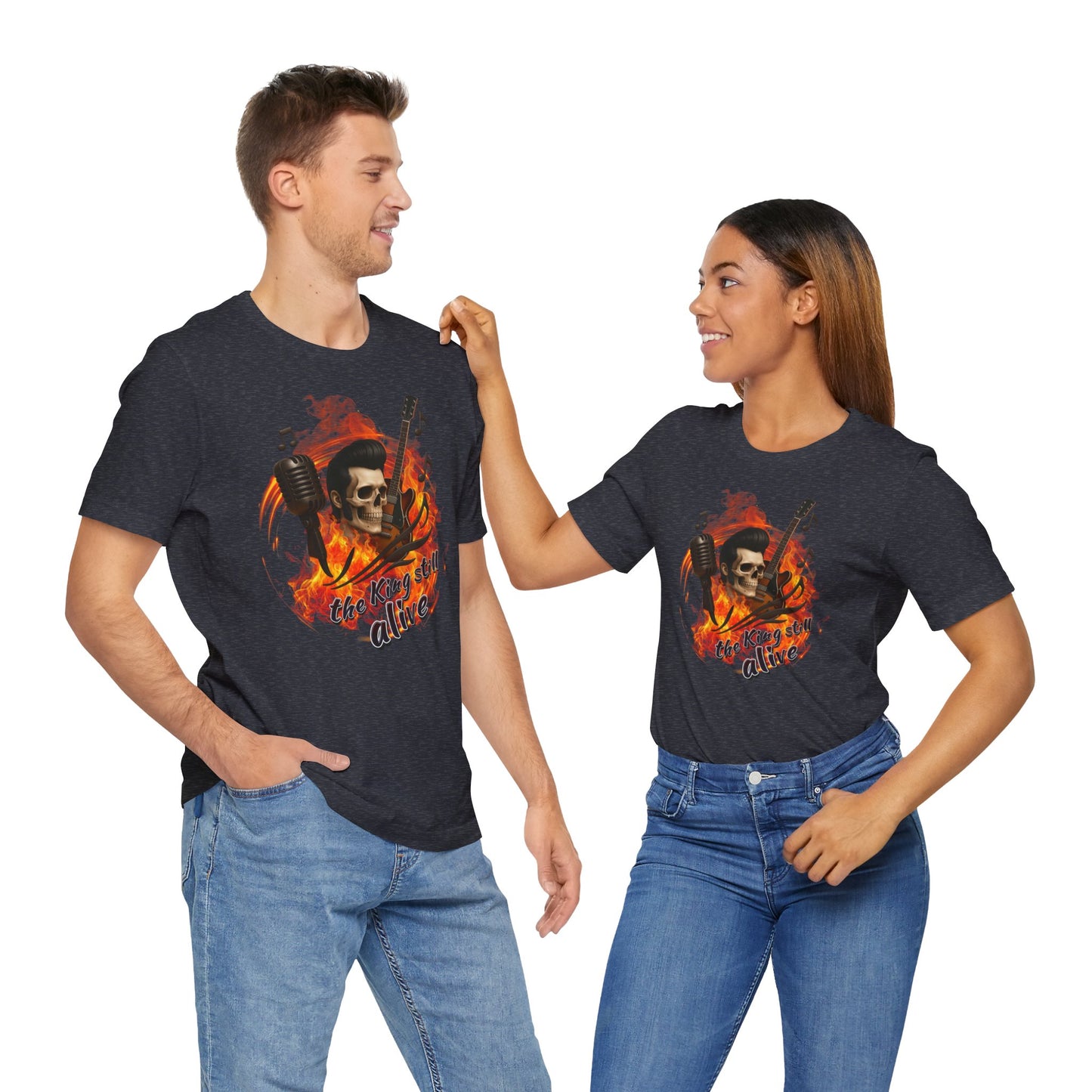 Music Vibes Unisex Jersey Tee - 'The King Still Alive' Graphic T-Shirt
