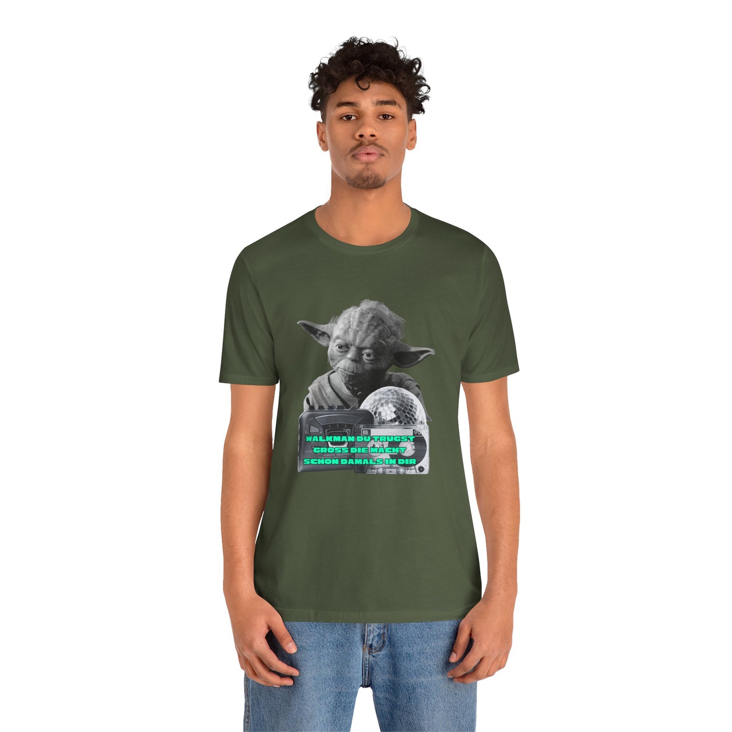 Funny Yoda Quote Unisex Tee - Walkman du kennst - erfahren du bist starwars