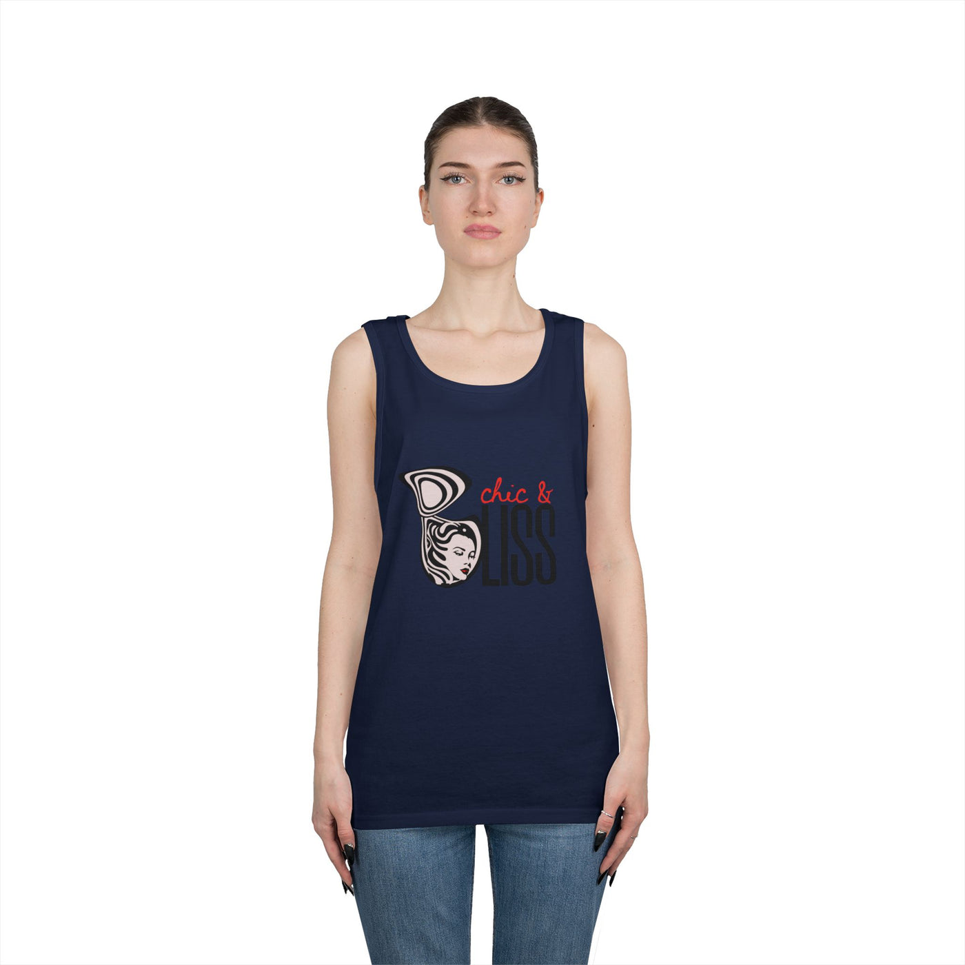 Chic & Not Your Babe Graphic Tank Top