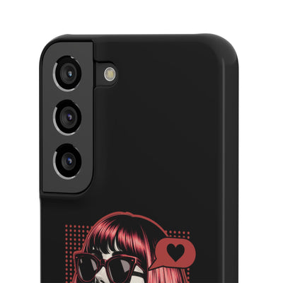 Retro Girl Snap Case Handyhülle