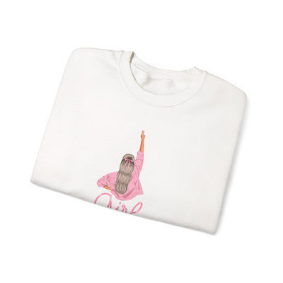 Girl Power Unisex Crewneck Sweatshirt,
