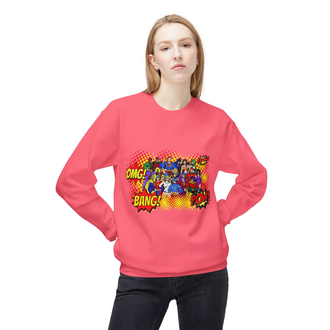 Comic Helden Graphic Sweatshirt, Superhero