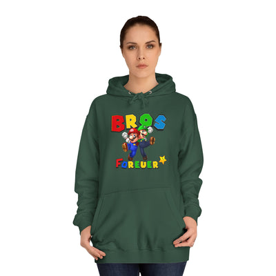 Super Bros College Hoodie, Unisex Gaming Hoodie
