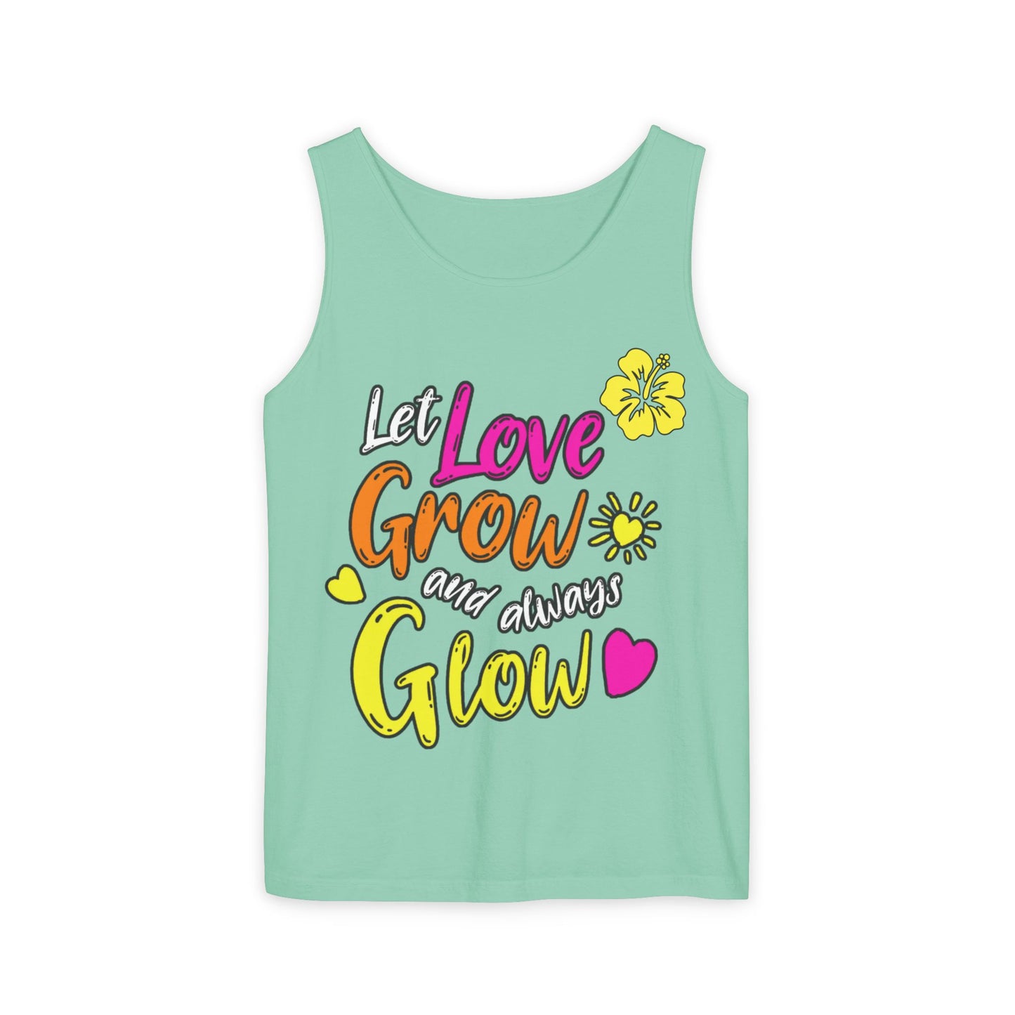 Tank Let Love Grow ... , Motivational Workout Shirt