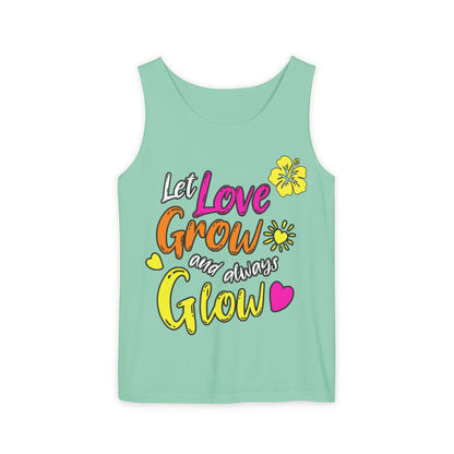Tank Let Love Grow ... , Motivational Workout Shirt