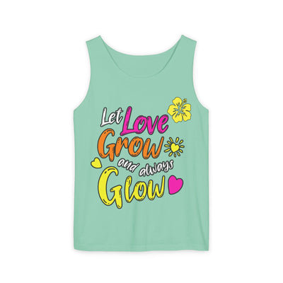 Tank Let Love Grow ... , Motivational Workout Shirt