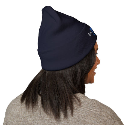 Vibrant "BeYoutiful" Cuffed Beanie - Stylish Embroidered Hat for Self-Expression
