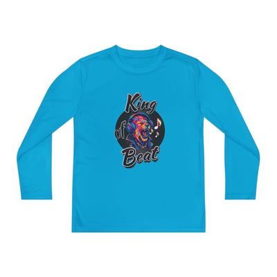 King of Beat Youth Long Sleeve Tee - Perfect for Young Musicians! 