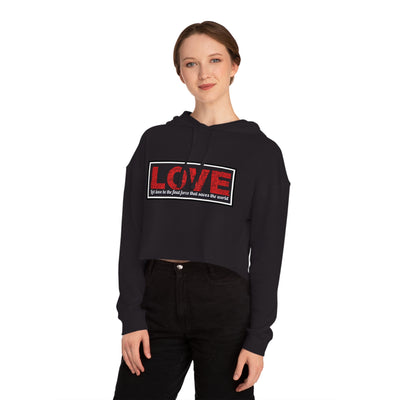 Love Crop Hoodie - Stylish & Cozy Streetwear for Casual Outings