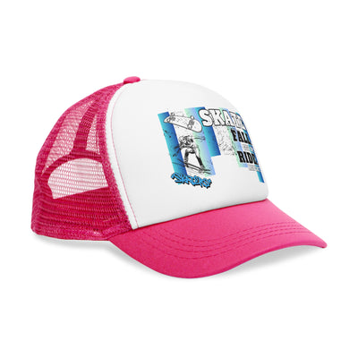 Skateboarding Mesh Cap - "Skate Fall, Get Up, Ride, Repeat"