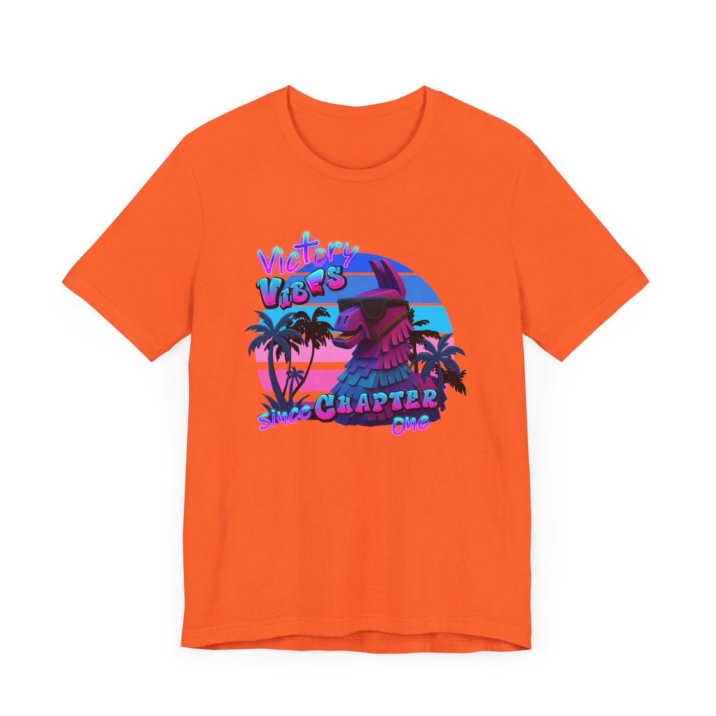 Retro Fortnite Vibe Unisex Short Sleeve Tee - 'Victory' Chapter One Graphic